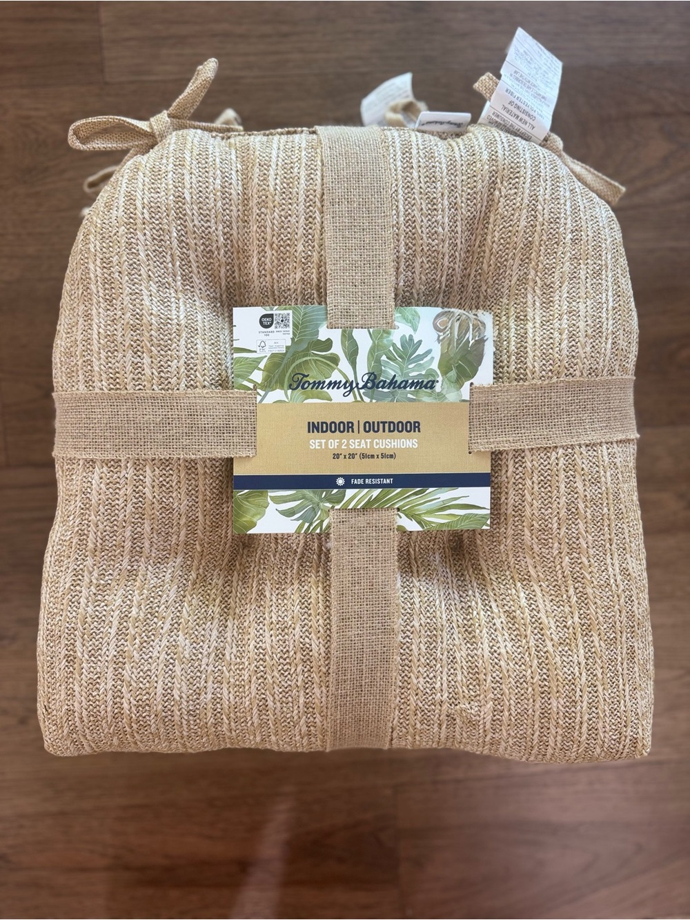 🎉LAST CHANCE🎉Tommy Bahama 20*20 Tufted Woven Indoor/Outdoor Seat Cushion - Picture 3 of 10
